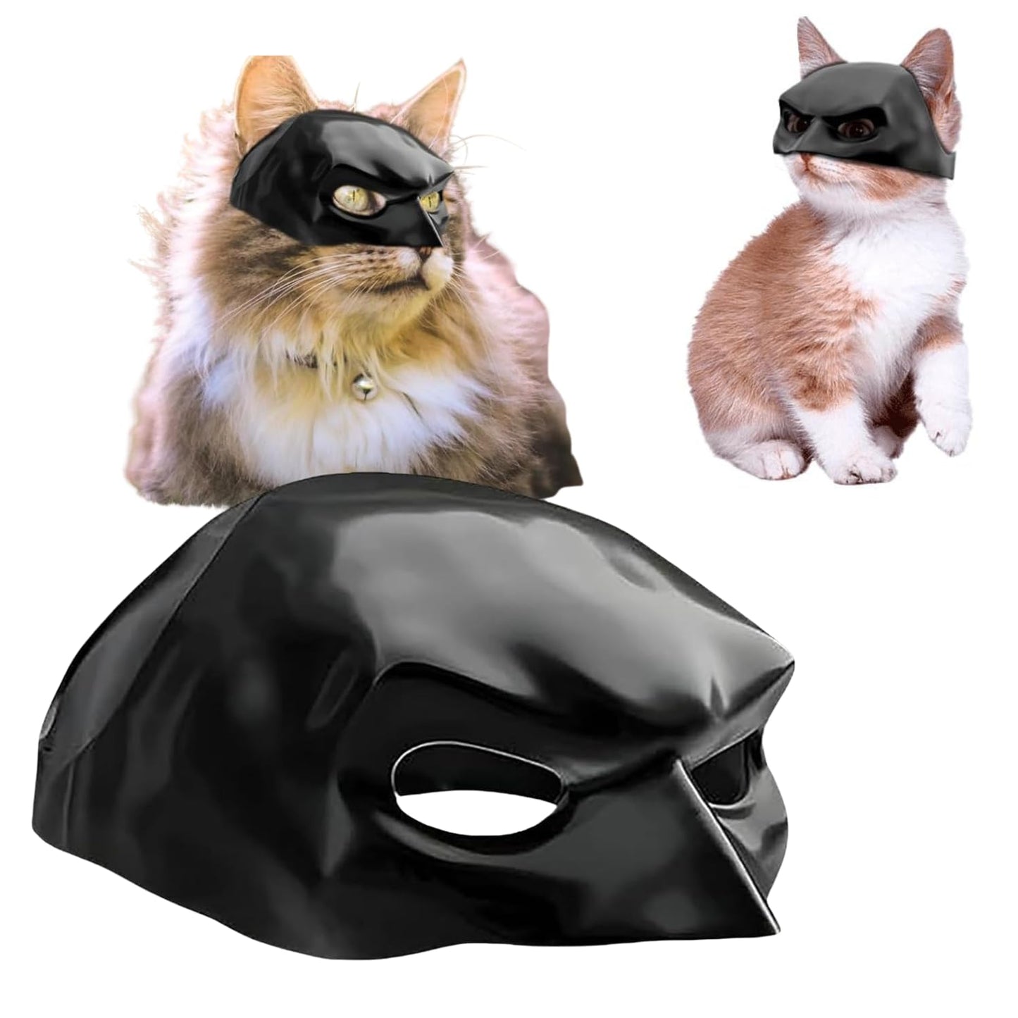 Cute Cat mask Cosplay hat Funny Cat Avenger Mask for Cat Accessories Funny cat Cosplay mask hat for CatCat Hat Pet Gift for Cat (Large)